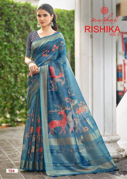 Kashvi Rishika Vol 1 Wholesale saree dealer in Hyderabad